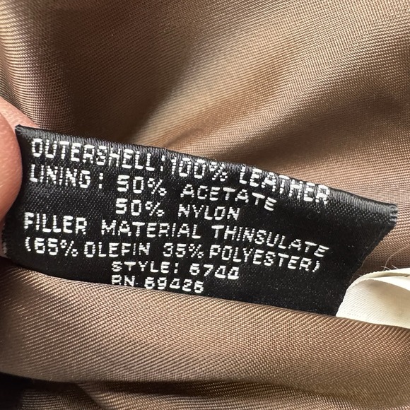 Wilson's Adventure Bound Brown Leather Jacket with Thinsulate Zip Out Liner Sz M - Picture 11 of 16